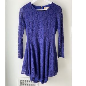 Altar'd State Long Sleeve Lace Fit and Flare Dress